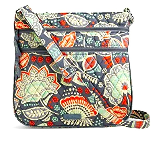 Vera Bradley Handbags - VERA BRADLEY Nomadic Floral Triple Zip Hipster